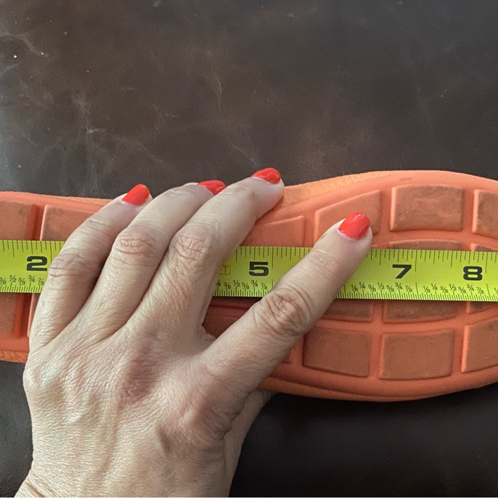 Coach Marley Genuine Leather Loafers in Tangerine - Picture 8 of 9